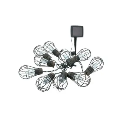 Гірлянда на сонячній батареї Goldlux 311542 Lofcik LED 2900K IP44 патина