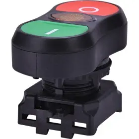 Сдвоенная кнопка-модуль «ON/OFF» с подсветкой ETI 004771391 EGTI-A (оранжевая)