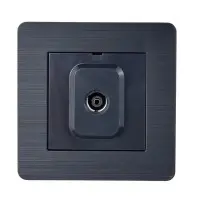 Розетка Nilson Selene антрацит TV кінцева ( 23362533 )