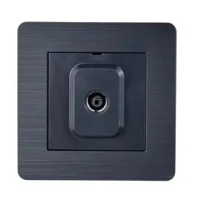 Розетка Nilson Selene антрацит TV кінцева ( 23362533 )