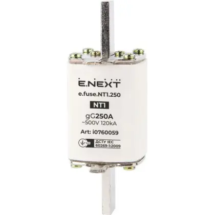 Плавкий предохранитель E.Next e.fuse.NT1.250 габарит 1 250А (i0760059)