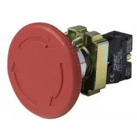 Увеличенная кнопка-грибок с фиксацией CNC LAY5-ВS642 NC ø60 красная (Б00029355)