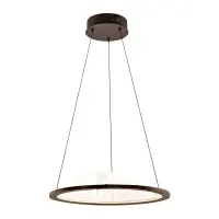 Підвісний світильник, люстра Italux PND-58038-26W-3K Baret LED 1x26W 3000K 900Lm IP20 коричневий