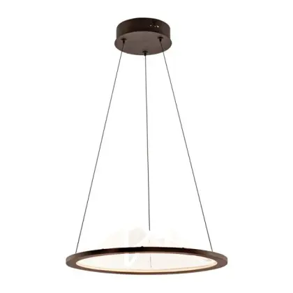 Подвесной светильник, люстра Italux PND-58038-26W-3K Baret LED 1x26W 3000K 900Lm IP20 коричневый