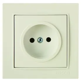 Розетка Nilson Thor кремовая 1-я без заземления ( 27121015 )