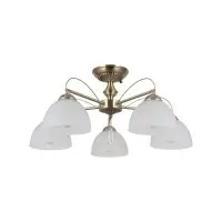 Люстра Italux PND-40623-5-AB Moreti E27 5x40W IP20 латунная