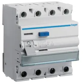 Устройство защитного отключения Hager CNA463D 63A 4P 100мА S тип А