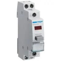 Червона кнопка з індикатором LED SVN452 1НО+1НЗ