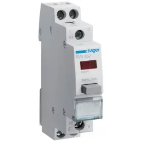 Червона кнопка з індикатором LED SVN452 1НО+1НЗ