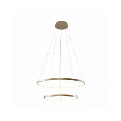 Подвесной светильник Zuma Line 18140GD-2 Breno Led 2x50W 3000K/4000K/6000K 2500Lm IP20 Gold Подвесной светильник Zuma Line 18140GD-2 Breno Led 2x50W 3000K/4000K/6000K 2500Lm IP20 Gold