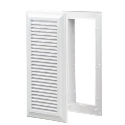 Решетка Blauberg Decor 140х300s белая