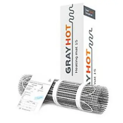 Нагревательный мат Gray Hot 0,5х7,6м Нагревательный мат Gray Hot 0,5х7,6м