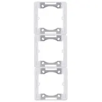 Адаптер Hager WL5830 Lumina-Intense 3Х з/в (білий)