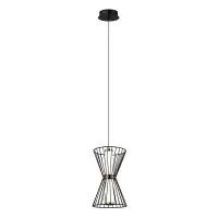 Підвісний світильник, люстра Italux PND-63849-2-BK Sanke LED 2x8W 3000K 380Lm IP20 чорний
