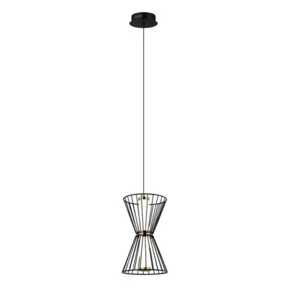 Подвесной светильник, люстра Italux PND-63849-2-BK Sanke LED 2x8W 3000K 380Lm IP20 черный