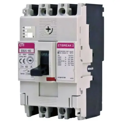 Автоматический выключатель ETI 004671832 EB2S 160/3SF 50A 3P (25kA фиксированные настройки)