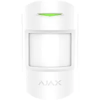 Бездротовий датчик виявлення руху Ajax 1151 MotionProtect Plus white (PIR-сенсор та мікрохвильовий датчик)