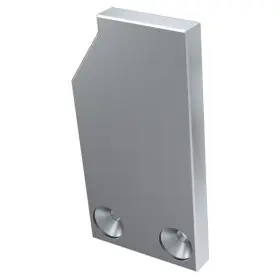 Заглушка Lumines для типу I6 8мм без отвору ліва срібло