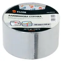 Алюмінієва стрічка Elcor 40206781 TEAL5010 50мм (10м) Алюмінієва стрічка Elcor 40206781 TEAL5010 50мм (10м)