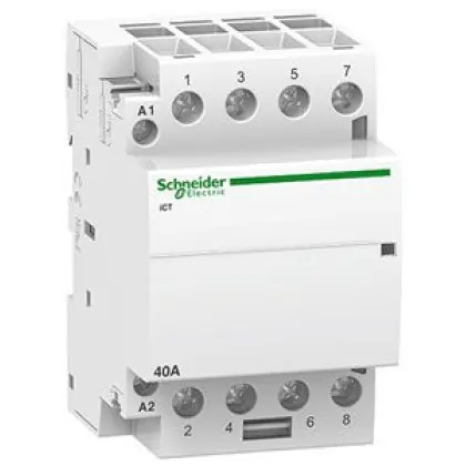 Контактор iCT Acti9 40А 230В 4НО Schneider Electric Контактор iCT Acti9 40А 230В 4НО Schneider Electric