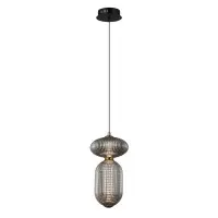Подвесной светильник, люстра Italux PND-8545-2A-AB-SG Nico LED 2x11W 3000K 294Lm IP20 дымчатый Подвесной светильник, люстра Italux PND-8545-2A-AB-SG Nico LED 2x11W 3000K 294Lm IP20 дымчатый