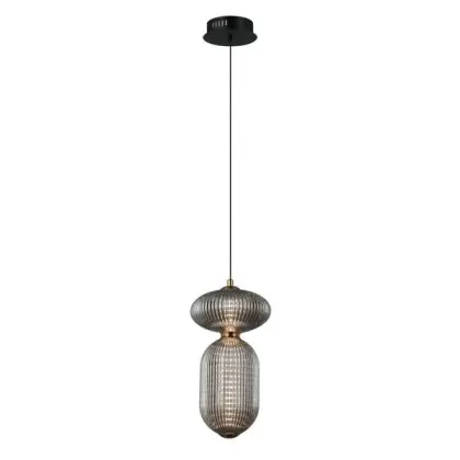 Подвесной светильник, люстра Italux PND-8545-2A-AB-SG Nico LED 2x11W 3000K 294Lm IP20 дымчатый Подвесной светильник, люстра Italux PND-8545-2A-AB-SG Nico LED 2x11W 3000K 294Lm IP20 дымчатый