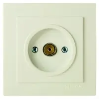 Розетка Nilson Touran кремовая TV (24121029)