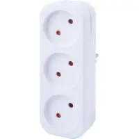 Тройник E.Next e.socket.003.10.2 2P 10А без заземления (s9100053) Тройник E.Next e.socket.003.10.2 2P 10А без заземления (s9100053)