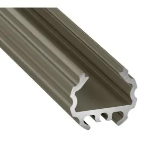 Профиль для светодиодной ленты Lumines MICO сталь