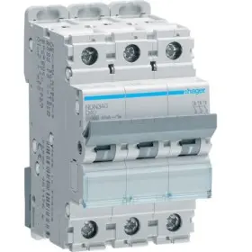 Автомат захисту мережі NDN340 (3p, D, 40А) Hager