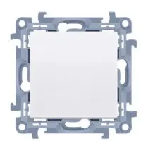 Одинарный нажимной выключатель Kontakt Simon Simon 10 CP1.01/11 (белый)