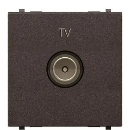 TV розетка ABB Zenit N2250.7 AN 2М (антрацит) TV розетка ABB Zenit N2250.7 AN 2М (антрацит)