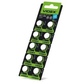 Годинникова батарея Videx AG13/LR44 (AG13/10B/1.5V) 10 шт