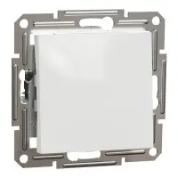 Вимикач кнопковий Schneider Electric Asfora без рамки білий (EPH0770121) Вимикач кнопковий Schneider Electric Asfora без рамки білий (EPH0770121)