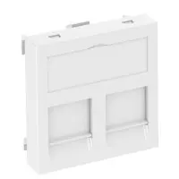 Накладка для супортів модуля OBO Bettermann 45х45 2x45 (Panduit Mini-Com) біла (6119226) Накладка для супортів модуля OBO Bettermann 45х45 2x45 (Panduit Mini-Com) біла (6119226)