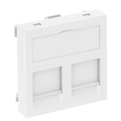 Накладка для супортов модуля OBO Bettermann 45х45 2x45 (Panduit Mini-Com) белая (6119226) Накладка для супортов модуля OBO Bettermann 45х45 2x45 (Panduit Mini-Com) белая (6119226)
