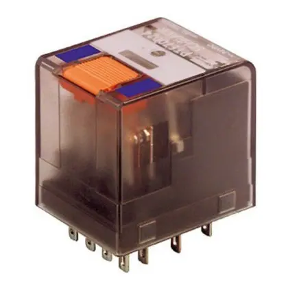 Миниатюрное реле Schrack PT580220 220В AC 6А с позолочеными контактами