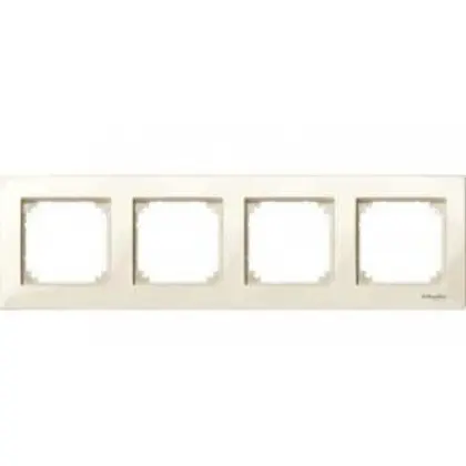 Рамка 4-пост. M-Plan бежевый Merten, MTN515444 Рамка 4-пост. M-Plan бежевый Merten, MTN515444