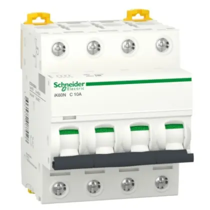 Автоматический выключатель Schneider Electric A9K24410 iK60 4P 10A C