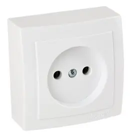 Розетка Nilson Themis біла 1-на без заземлення ( 26111015 )
