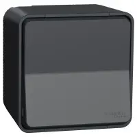 Накладний перехресний вимикач Schneider Electric MUR35023 IP55 (чорний) Накладний перехресний вимикач Schneider Electric MUR35023 IP55 (чорний)