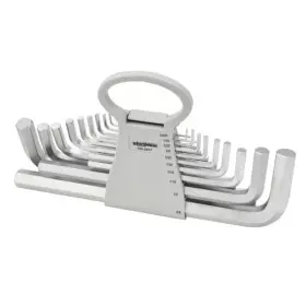 Набор шестигранных Г-подобных ключей Whirlpower 158-2617 (21699) 1/16" 3/4" (17шт)