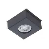 Точечный светильник для потолка Грильято Imperium Light 720110.68.68 Griliato GU10/GU5.3 1x50W IP20 Графитовый