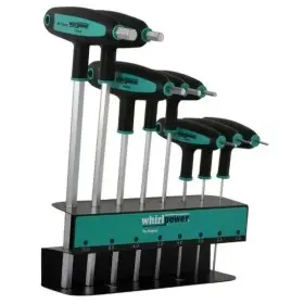 Набор шестигранных Т-подобных ключей Whirlpower 151-0708 (23473) 2-10мм (8шт на подставке)