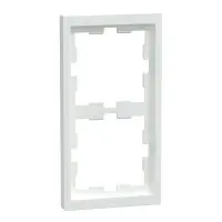 Двомісна рамка Schneider Electric D-Life MTN4020-6535 білий лотос Двомісна рамка Schneider Electric D-Life MTN4020-6535 білий лотос