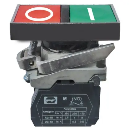 Кнопка Promfactor FP4-BL8325 1NO 1NC зелено-красная (FP4-BL8325) Кнопка Promfactor FP4-BL8325 1NO 1NC зелено-красная (FP4-BL8325)