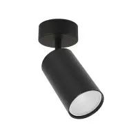 Светильник точечный накладной HAVANA-1L черный GU10 IP20 Violux ( 340110 )