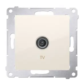 Одинарна розетка TV Kontakt Simon Simon 54 Premium DAK1.01/41 (кремовий)