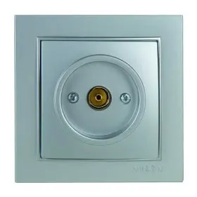 Розетка Nilson Thor серебро TV конечная ( 27131029 )