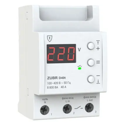 Реле напряжения ZUBR D40t